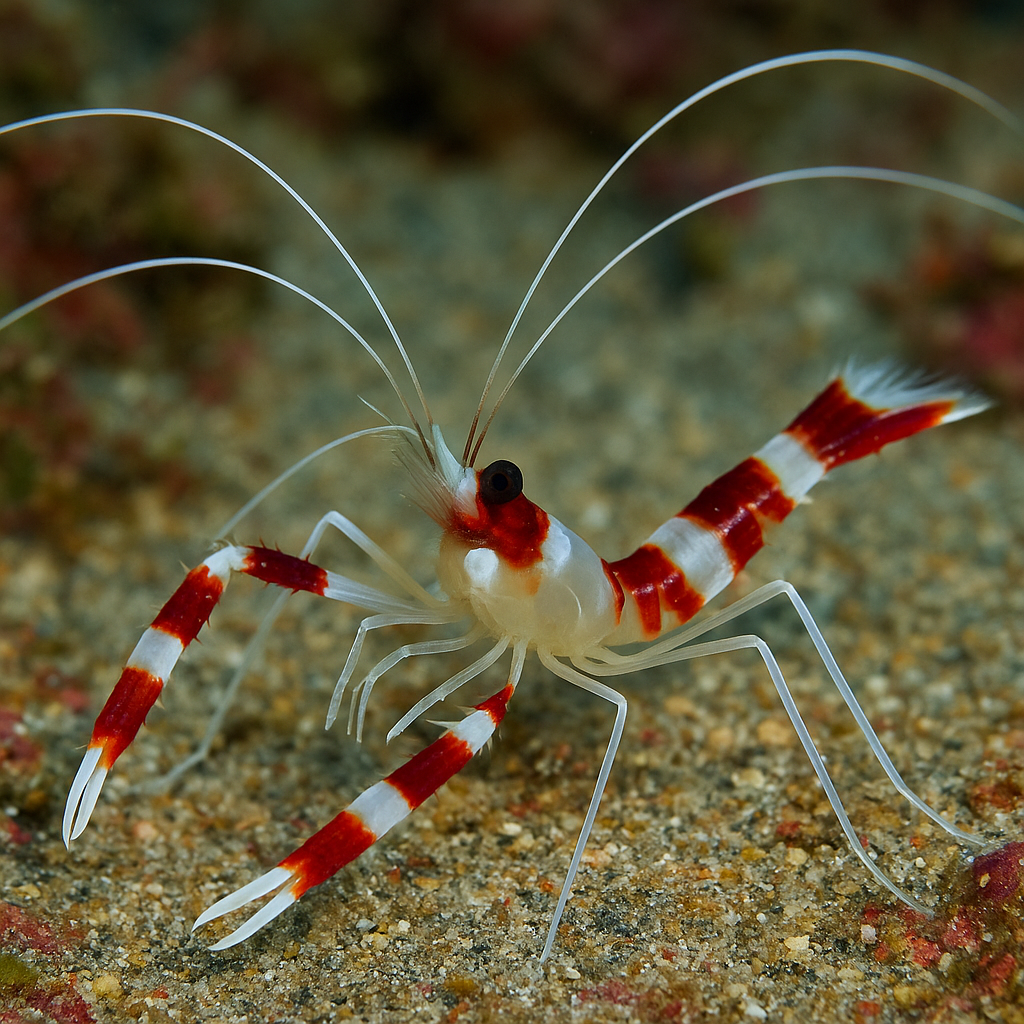 Gold Coral Banded Shrimp