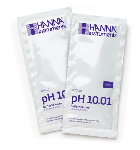 Hanna pH 10.01 Calibration Buffer Sachet (20 mL) - HI70010