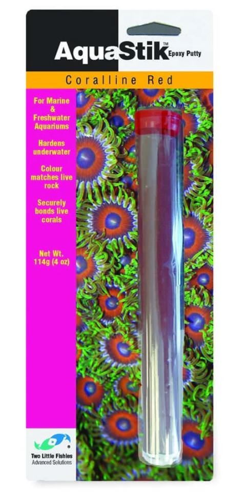 Two Little Fishies AquaStik Coralline Red Epoxy Putty 4oz