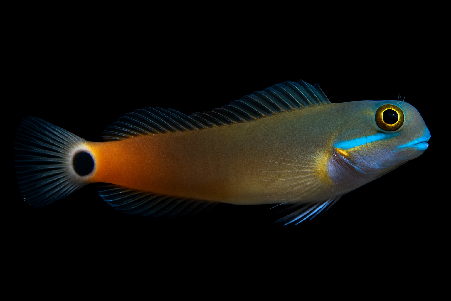 Tailspot Blenny (Ecsenius stigmatura)