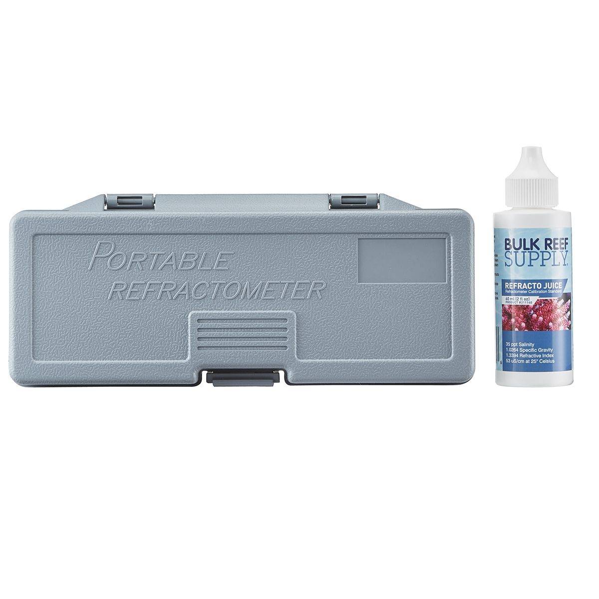 Refractometer for Reading Salinity with Calibration Fluid - Bulk Reef Supply