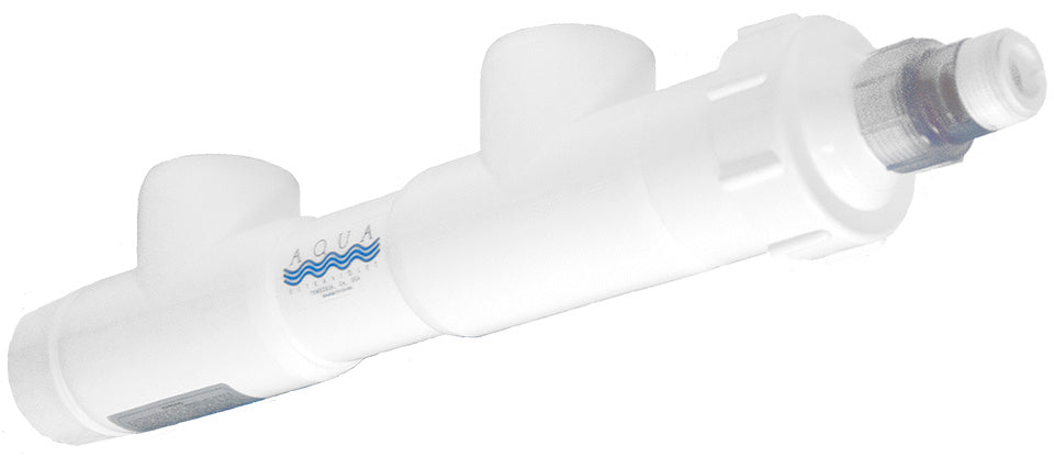 Aqua UV Classic 25 Watt Unit, 3/4" Inlet/Outlet, White