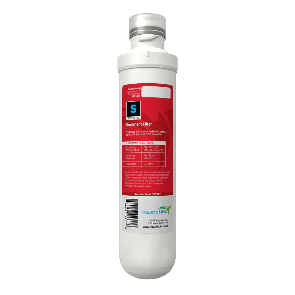AquaticLife Twist-In Sediment Filter
