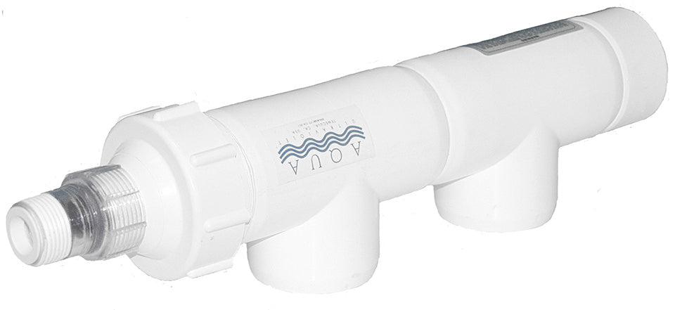 Aqua UV Classic 15 Watt Unit, 3/4" Inlet/Outlet, White
