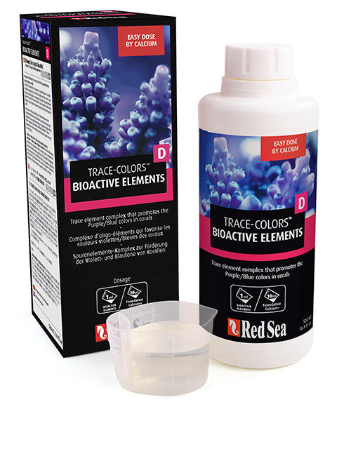 Red Sea Trace Colors BioActive Elements+ (Coral Colors D) 500ml