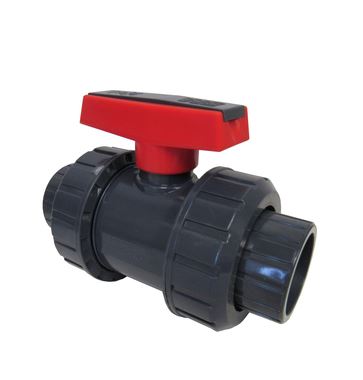 True double union ball valves (slip) - 1.5"