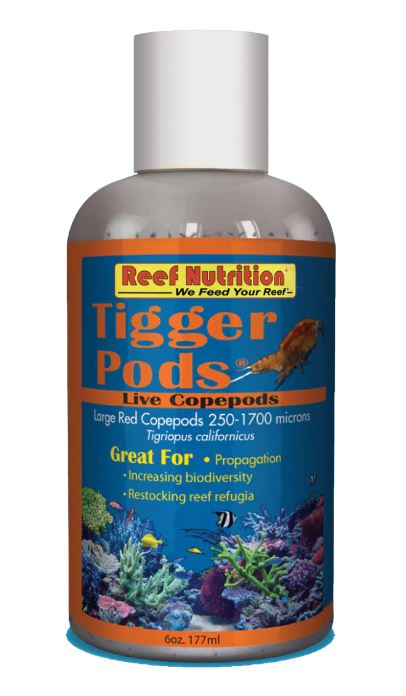 Reef Nutrition Tigger-Pods - Live Tigriopus californicus copepods - 6oz