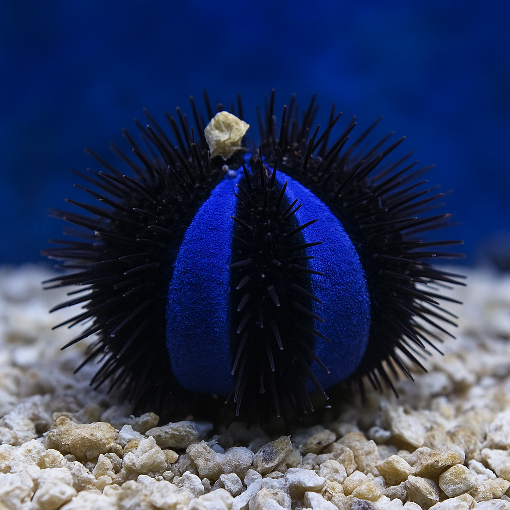 Blue Tuxedo Urchin (Mespilia globulus)