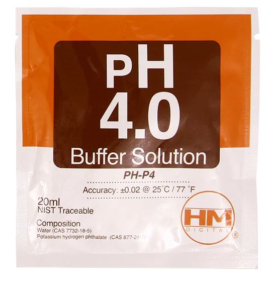 HM Digital pH Buffer 4.0 solution