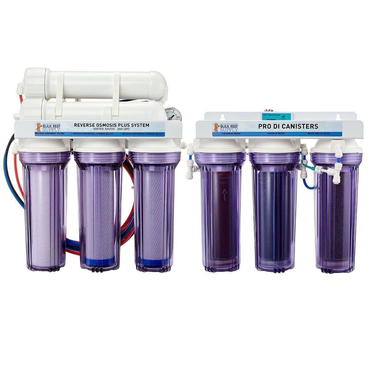 7 Stage Value Plus 200GPD RO/DI System - Bulk Reef Supply