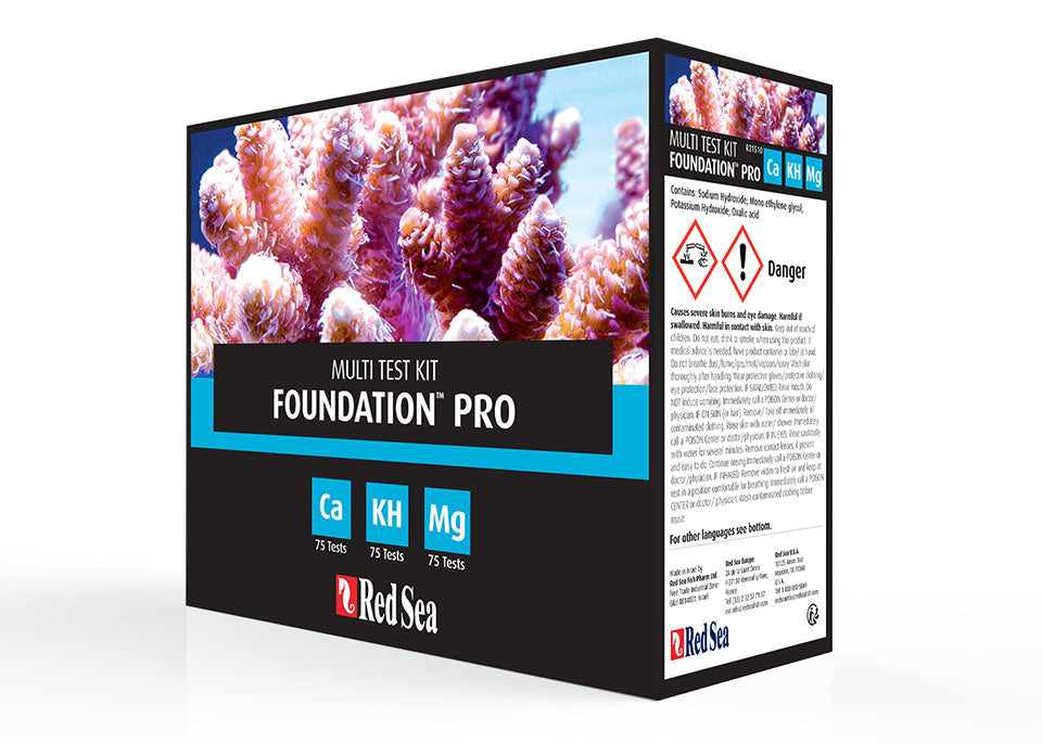 Red Sea Reef Foundation Pro Multi Test Kit (Ca,Alk,Mg)