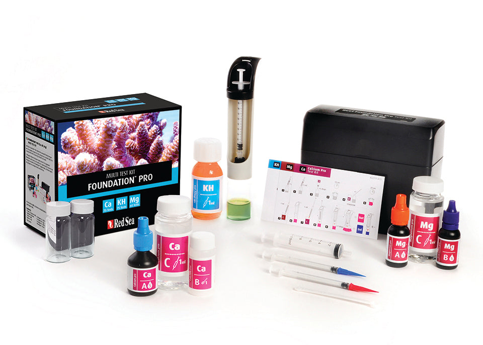 Red Sea Reef Foundation Pro Multi Test Kit (Ca,Alk,Mg)