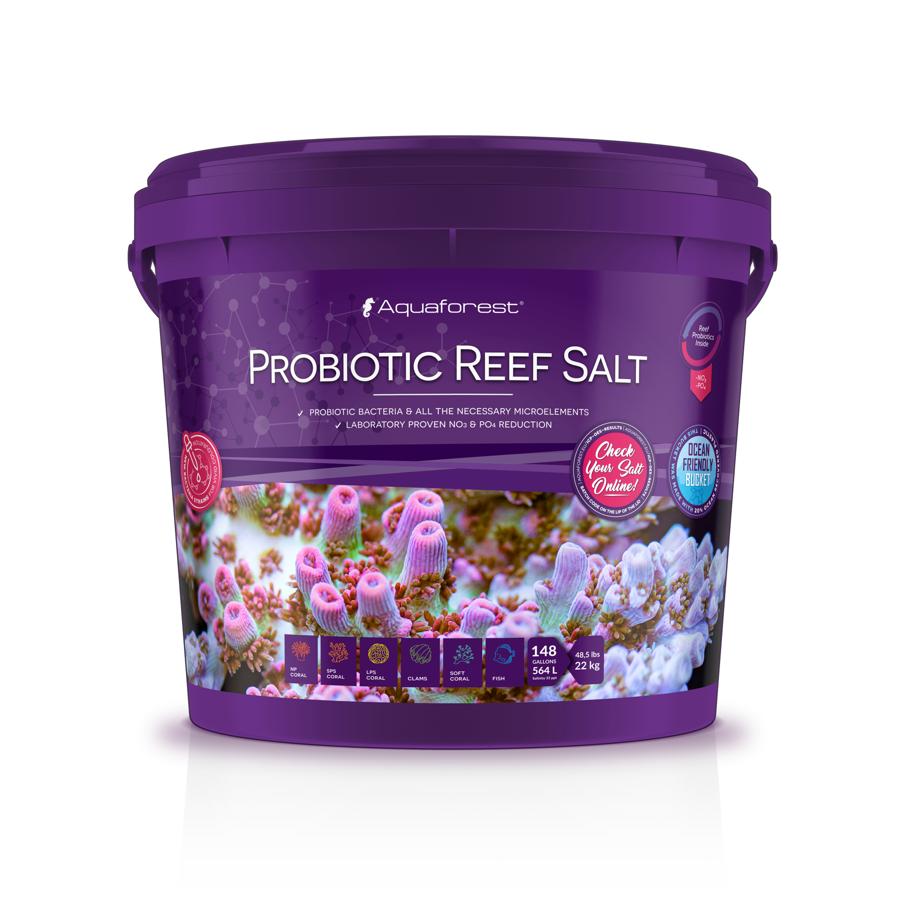 Aquaforest Probiotic Reef Salt Bucket - InStore