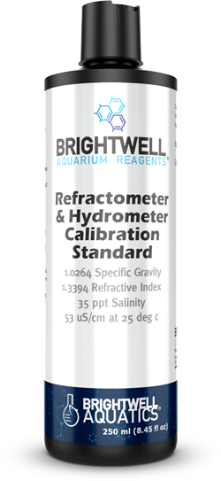 Brightwell Aquarium Refractometer and Hydrometer Calibration Standard, 250ml