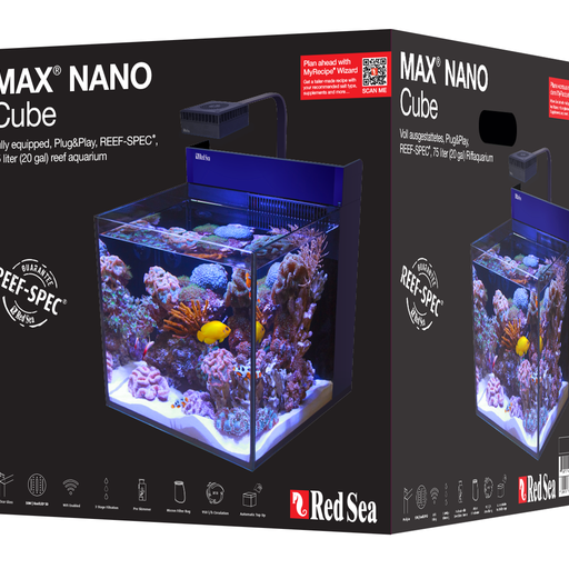 Red Sea Max Nano with ReefLED50 - White Cabinet